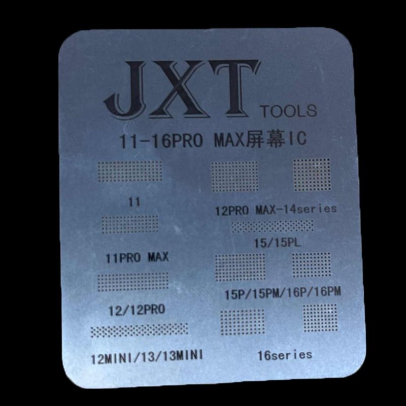 Универсальный для IP 11 12 13 14 15 Pro Max Flex Screen Chip Steel Net ЖК-экран Дисплей Ic Защита BGA Reballing Stencils