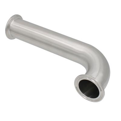 Колено 90 градусов 25 32 38 51 мм x 1,5" 2" Tri Clamp Трубка-спираль из нержавеющей стали SUS304 316L Фитинг для труб Санитарный для домашнего пивоварения