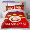 Galatasaray Flame Bedding Quilt Set Quilt Cover Pillowcase Home Decoration Birthday Gift (1 * duvet cover + 2 * pillowcase, without core)