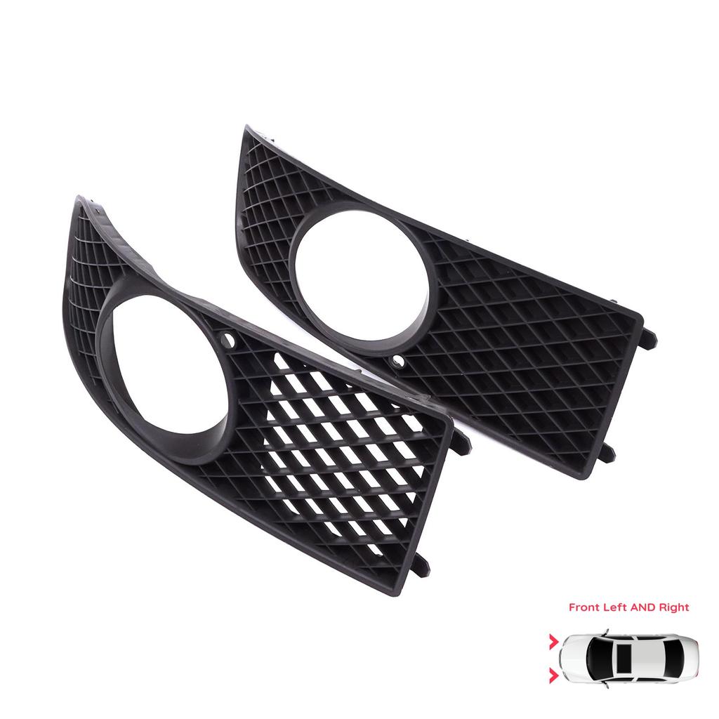 BSP1189 Front Bumper Fog Light Frame Housing Left Right for VW Polo MK3 6N2 1999-2001 Facelift 6N0853665C 6N0853666C