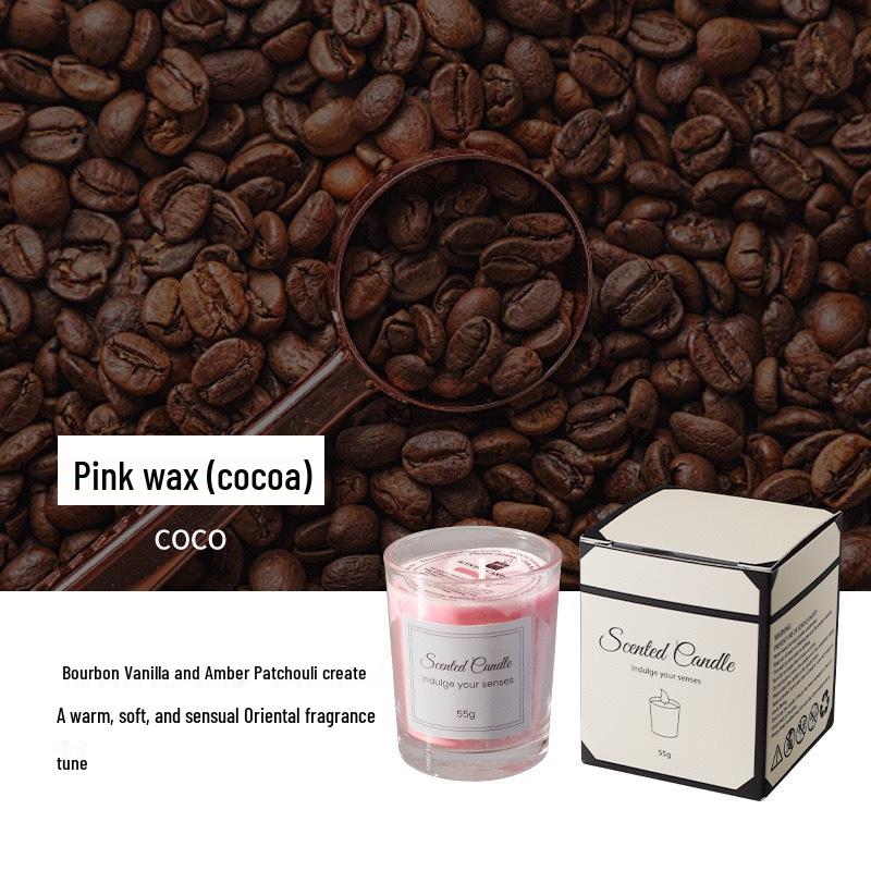 Cross-Border Aroma Candle: Long-lasting Soy Wax in Glass Cup for Home and Hotel Use