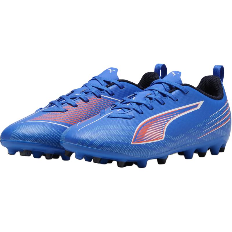 Puma Ultra 6 Play Mg Classic Versatile Low Top Kids Soccer Shoes Kids Soccer Shoes Blue 108540-01