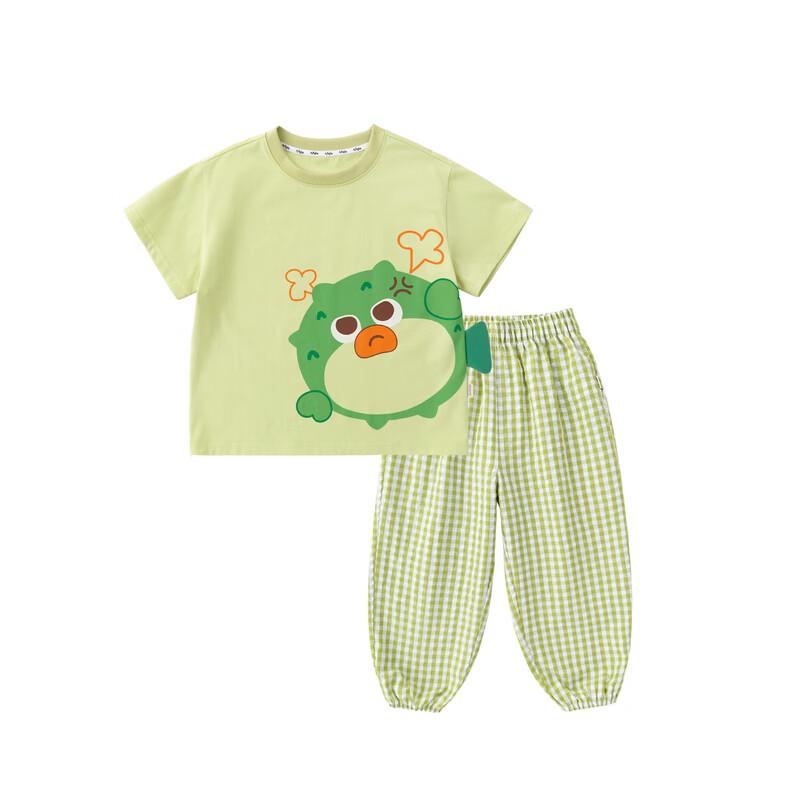 Dudujia Kids' Summer T-Shirt & Mosquito Pants Set