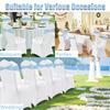 10PCS Washable Chair Ties Premium Quality Chair Decoration Elegant Chair Sashes  Holiday Celebration