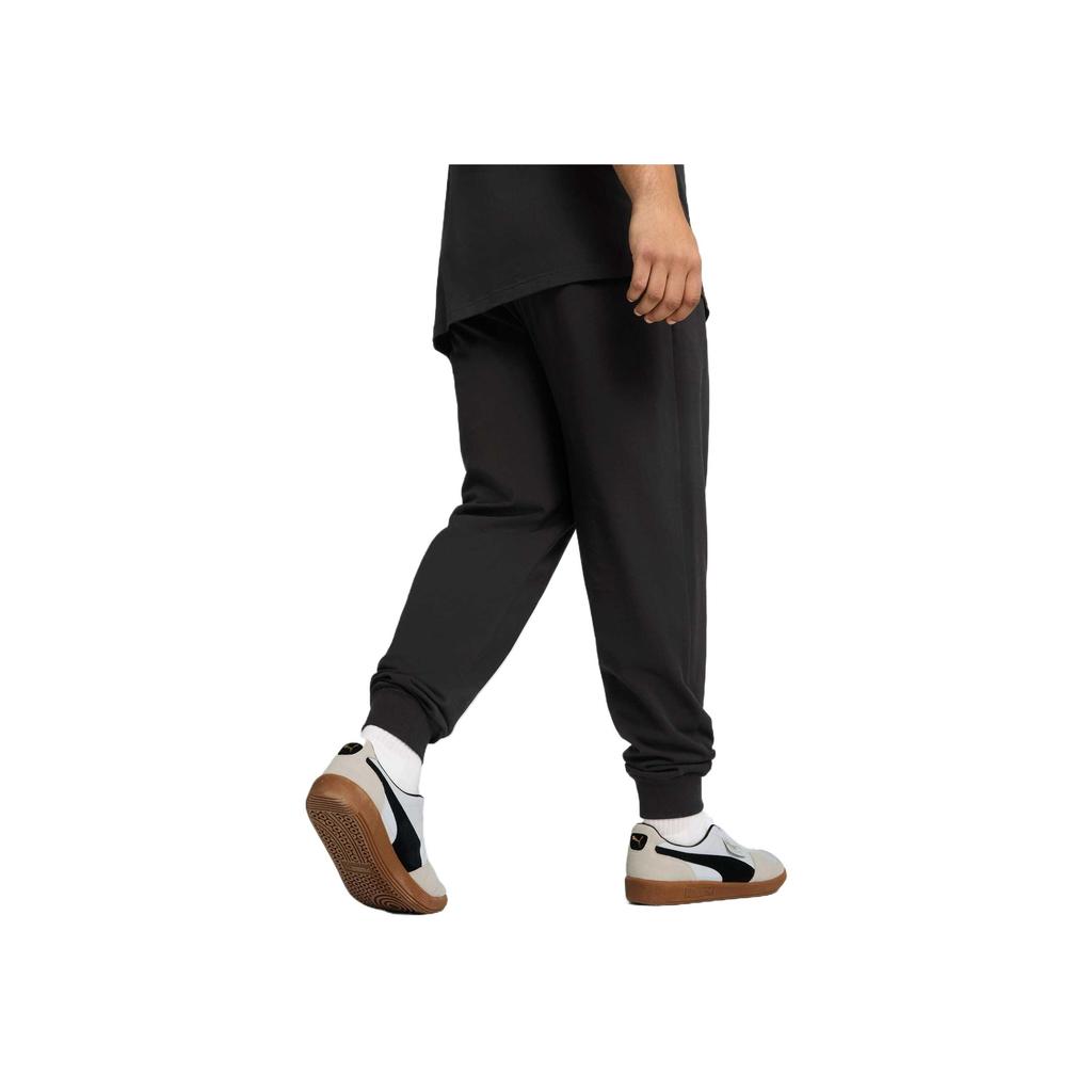 Puma Comfortable Soft Versatile Elastic Straight Leg Casual Pants Men Bottoms Black 687558-01