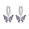 Orstarry 925 Silver Pink Sweet Bow Earrings Women Jewelry Trendy Drop Earrings Party Gift Anniversary