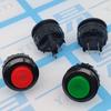 5 шт. Мгновенная кнопочная кнопка 14 мм Мгновенная 3A/250Vac Круглые переключатели 2-контактный переключатель Ds-500 Электрические кнопки