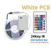 Светодиодная лента 5V 5050 RGB, работающая от батареек 3xAA, водонепроницаемая, гибкая, для подсветки телевизора, с пультом дистанционного управления на 3, 17 или 24 клавиши