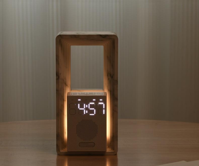 Analog Sunrise Wake-up Alarm Clock White Noise Sleep Sound Night Light High Value Bedside Table Lamp