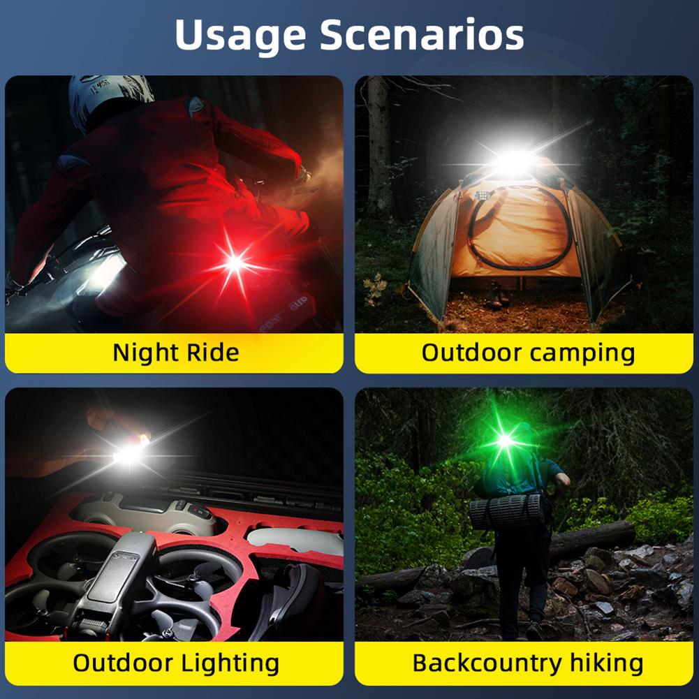 Стробоскоп для дрона, перезаряжаемый через USB, ночной свет для предотвращения столкновений, 3 режима, мигающий индикатор для DJI Avata 2/Mini 3/4 Mavic 3