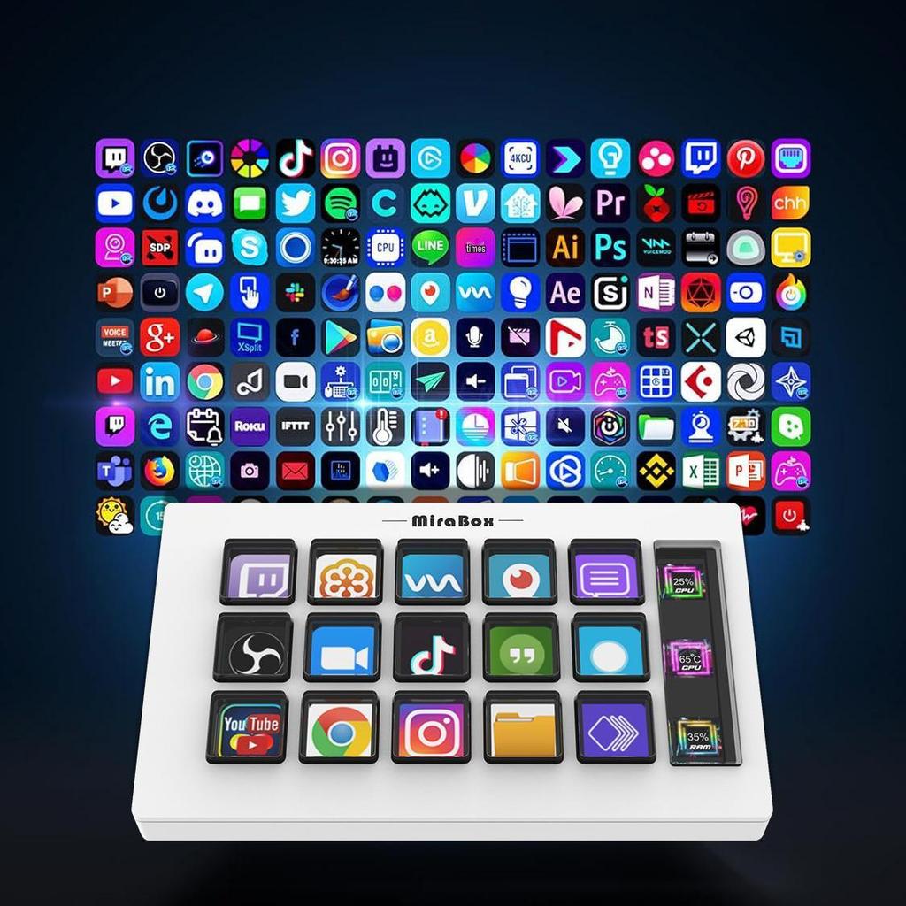 HSV293S Визуальная мини-клавиатура: Компактный настольный дизайн с док-станцией Stream