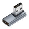 Угловой удлинительный адаптер USB 3.0 Male to Female под углом 90 градусов, USB-адаптер с изгибом вверх, 10 Гбит/с, для разъема ноутбука/ПК, Конвертер