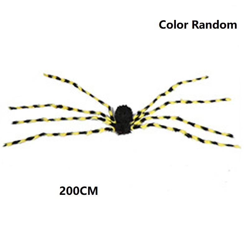 Гигантская имитация плюшевого паука, украшение, очень большой паук, реквизит для украшения, вечеринка, розыгрыш в помещении, плюшевый паук, украшение на Хэллоуин
