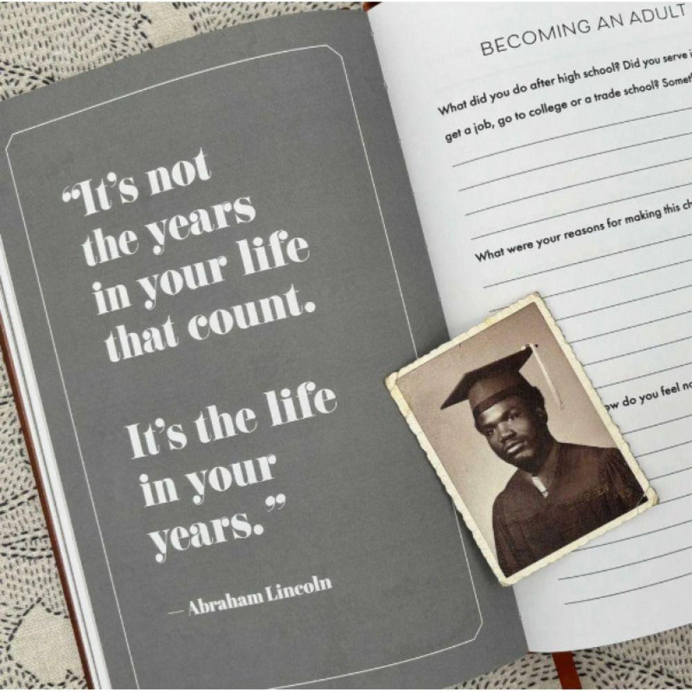 Кожаный Дневник Воспоминаний Мамы Мама/Бабушка/Дедушка Книги Памяти Мамы Блокнот с Историей Мамы