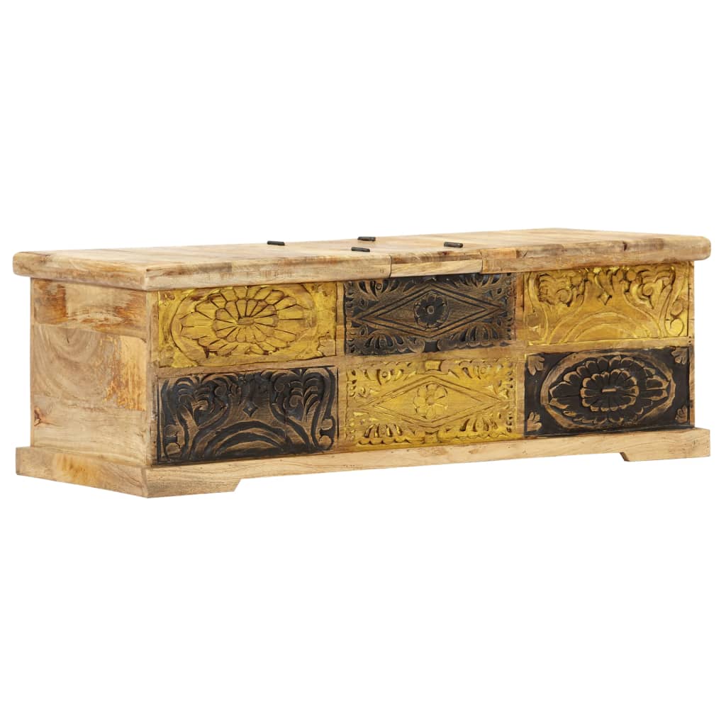 Coffee Table 100 x 50 x 35 cm Solid Mango Wood