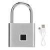 Smart Fingerprint Padlock USB Rechargeable IP56 Waterproof Anti Theft Lock for Cabinet