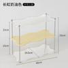 2/3-ярусная акриловая стойка для хранения, органайзер для ванной комнаты, органайзер для макияжа, декоративный поднос, стойка для демонстрации парфюмерии, полка-органайзер для хранения