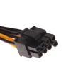 1 шт. Кабель питания Двойной 15-контактный SATA Папа к 8-контактному Папа PCI Express PCI-E Адаптер-разветвитель для видеокарты