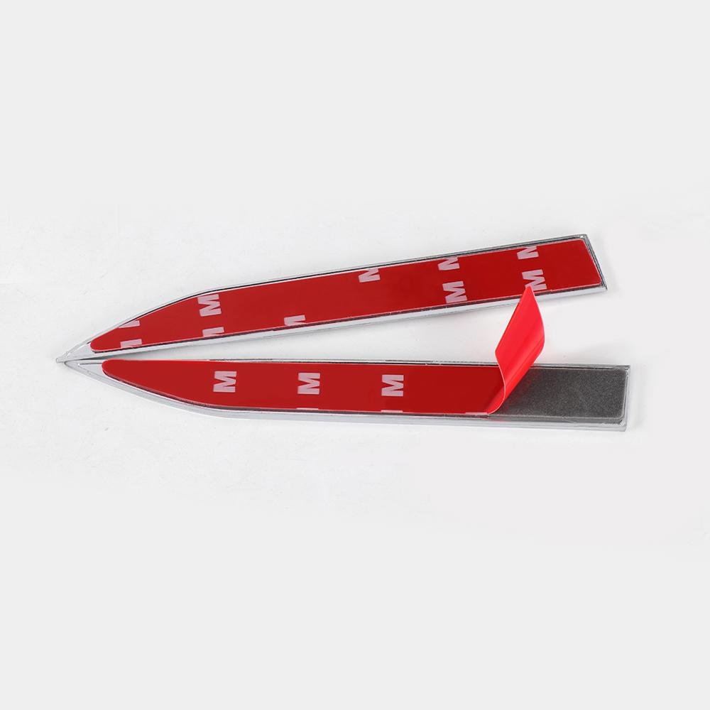 2Pcs Metal Volkswagen Rline GTI R GTD Logo Car Body Side Wing Fender Stickers for VW Golf 4 5 CC 4Motion b6 b5 Polo Jetta Beetle