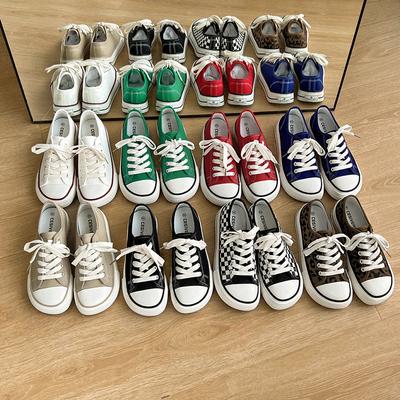 Мода 2025 Трендовые корейские низкие кеды из парусины для женщин, женские, с большой головой, с головой манго, ретро-классика, новые уличные, для скейтборда