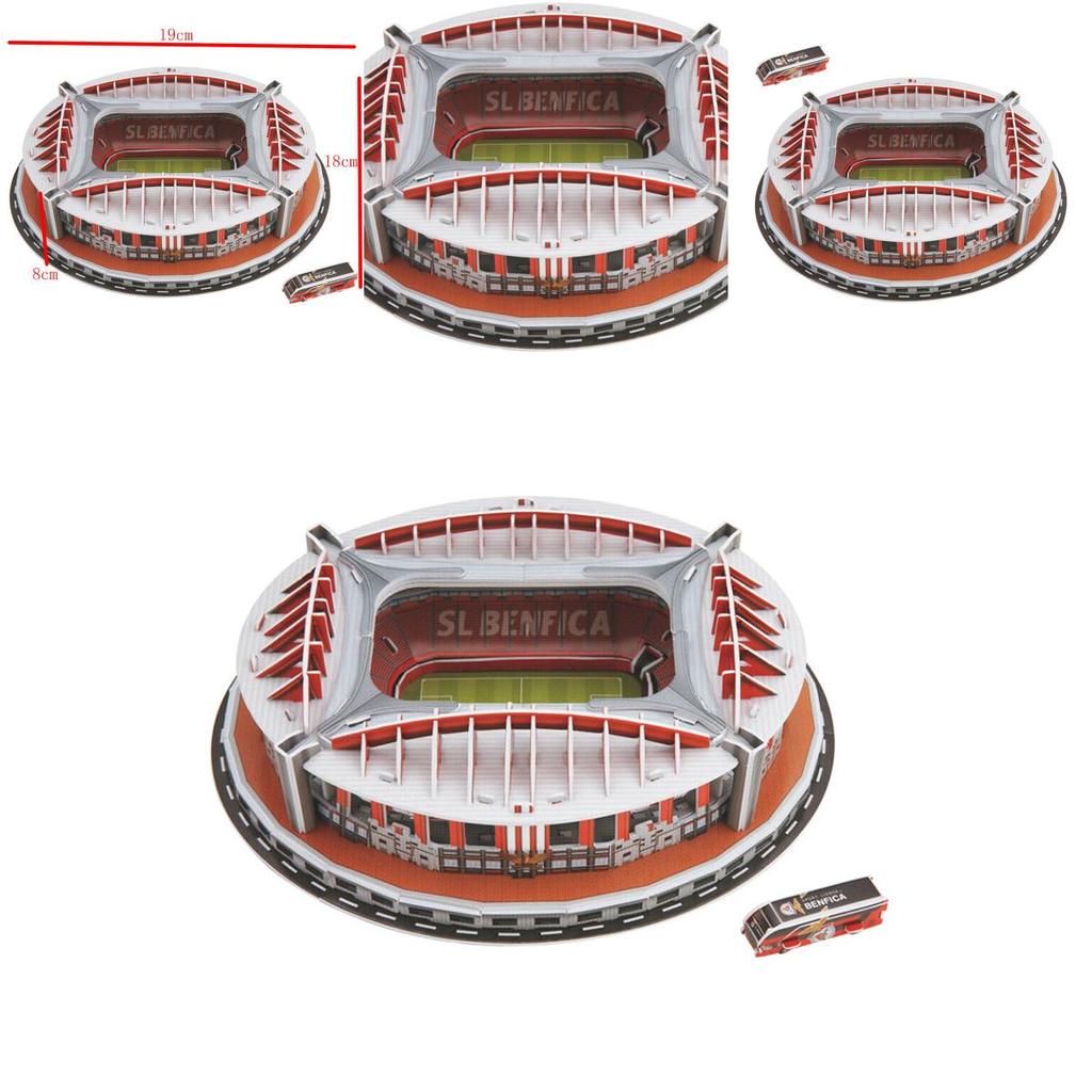 Premium Quality 3d Puzzle Benfica Stadium Football Field Model Perfect For Kids