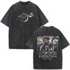 Esquie Game Clair Obscur Expedition  Washed T Shirts Men Women Clothing Fashion Retro Oversized ONeck Short Sleeve Tshirts