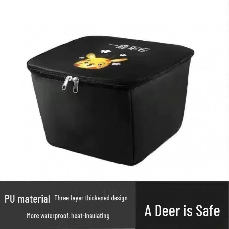 Electric Scooter Basket Liner - Waterproof, Snowproof, Universal Fit with Lid