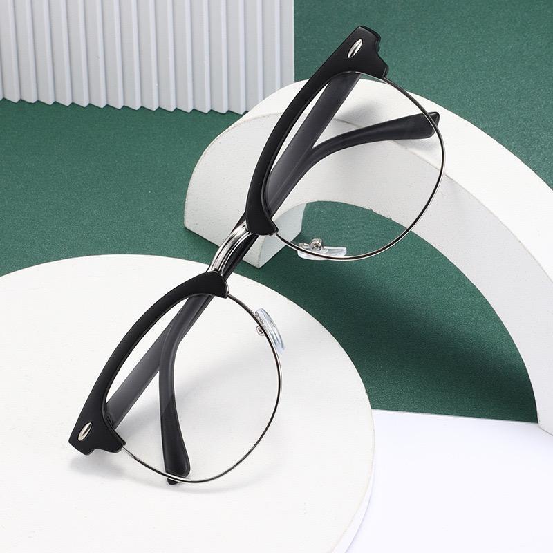 4 шт. Солнцезащитные очки Унисекс Полуободковые Классические Солнцезащитные очки Мужские Ретро Защита от синего света Компьютерные очки Игровые очки