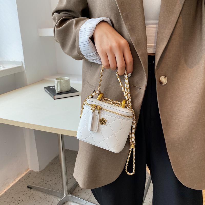 В этом году популярная маленькая сумка с алмазной вышивкой, женская, новая универсальная сумка-мессенджер на цепочке в стиле инс, модная мини-сумка