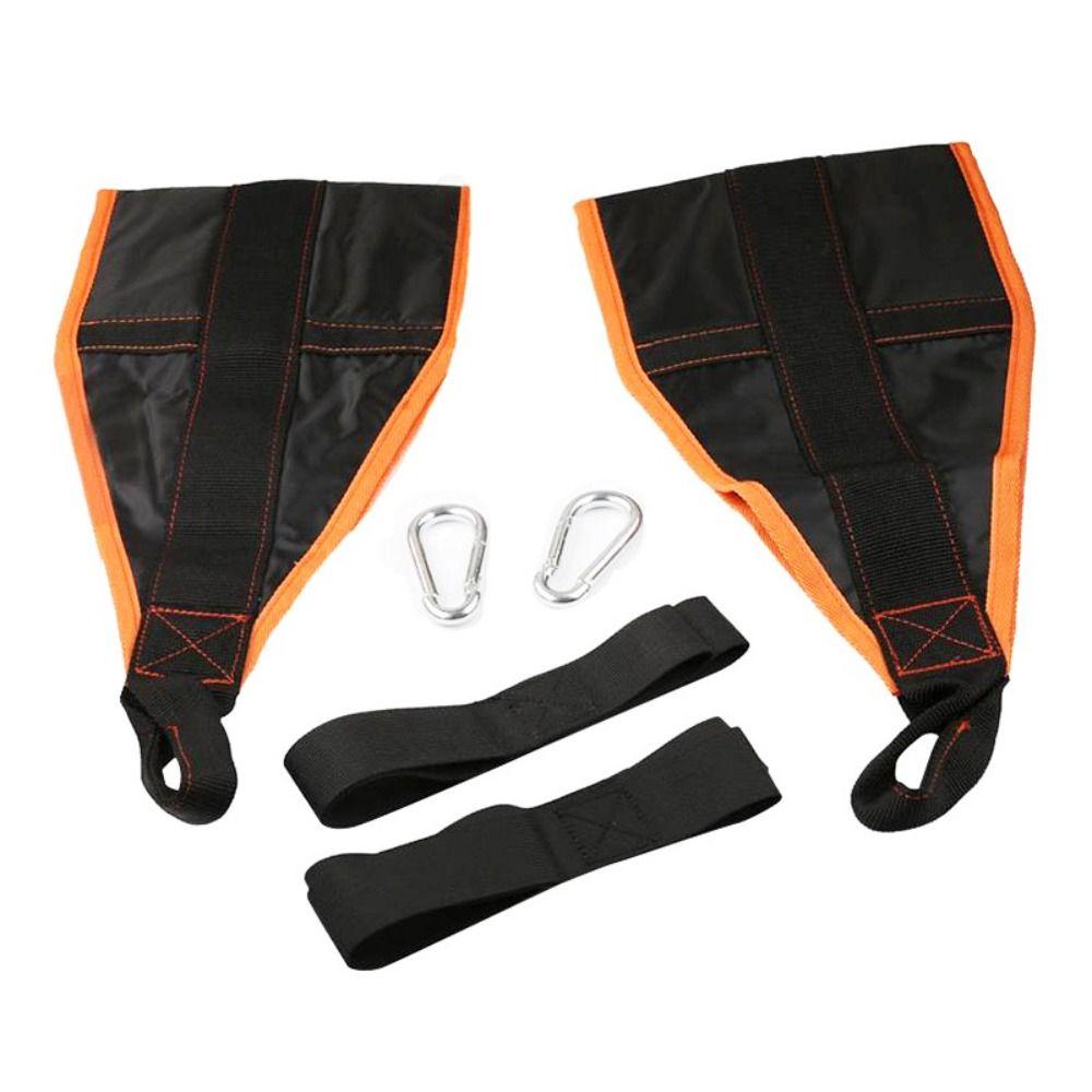 2pcs Nylon Abdominal Muscle Cantilever Suspension Hanging Belt Suspension Pull Up Training