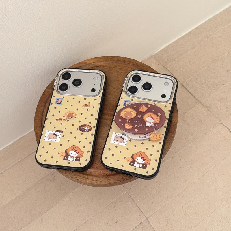 Магнитный чехол Taiyaki KT Cat со звездой для моделей iPhone 13/14/15/16 Pro