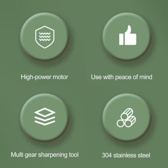 Точилка, удобный перезаряжаемый электронный резак для заточки инструментов, дома, кухни, ресторана