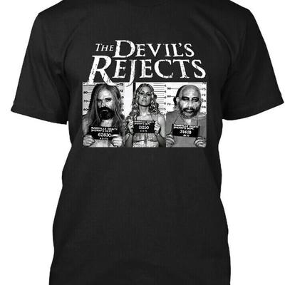 Nwt The Devils Rejects Horror Thriller Movie Film Vintage T Shirt Black Vintage Graphic Comfortable Slightly Casual