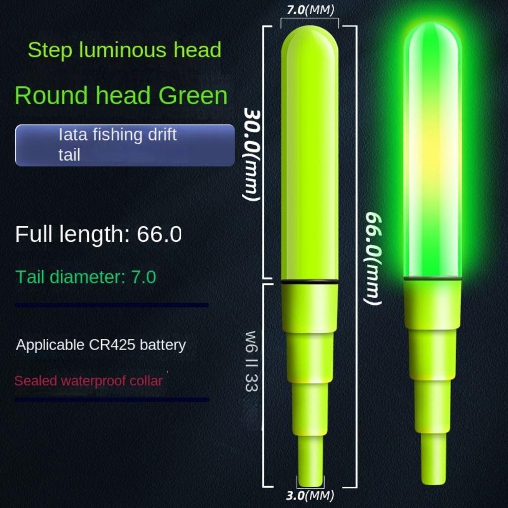 1 шт. Светящийся поплавок для рыбалки Super Bright Night Fishing Float Top Ночная рыбалка