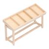 Doll House Shelf Display Racks 1:12 Miniature Wooden Stand Shelf for Doll House DIY OrnamentFruit
