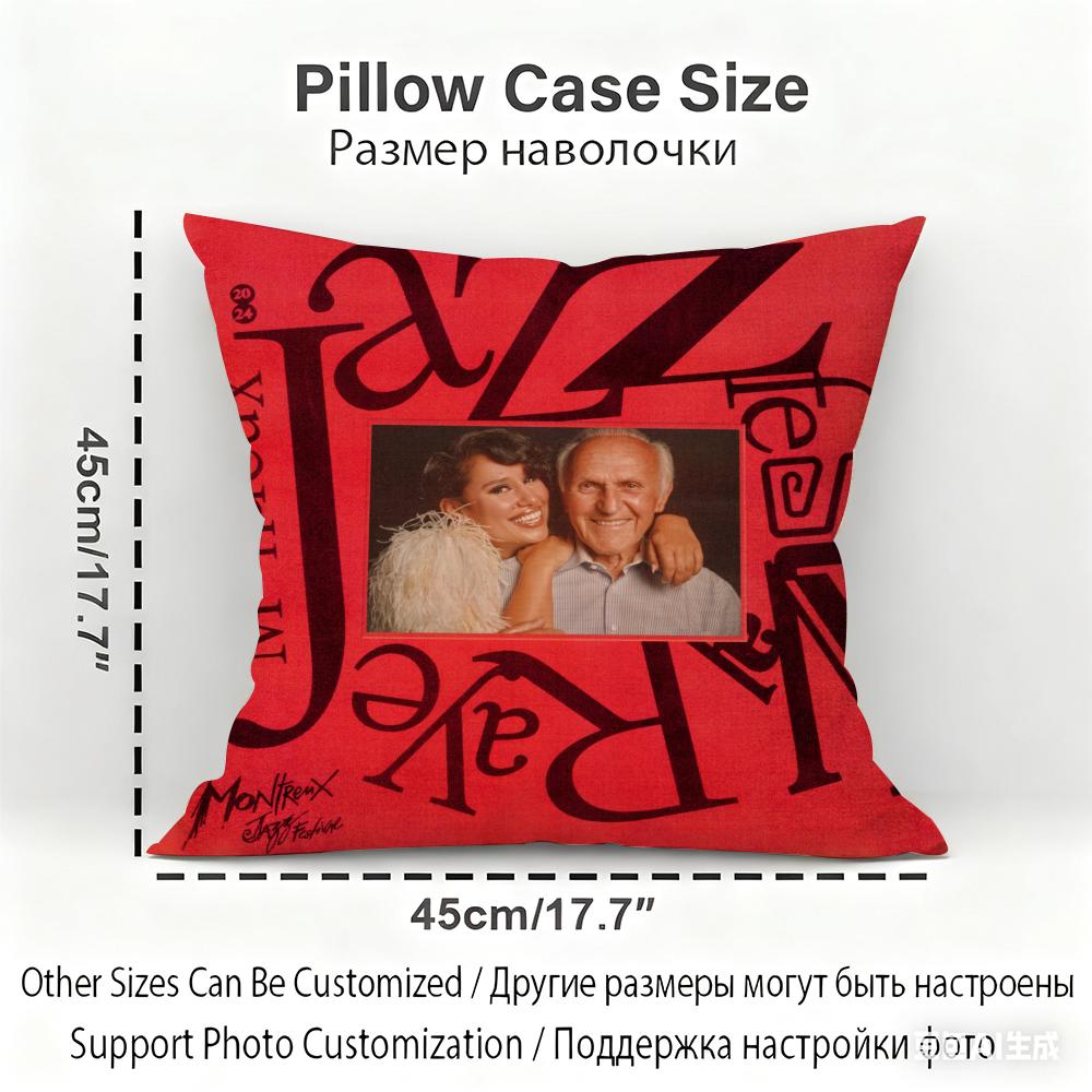 Raye Album Cushion Cover Household Decoration Linen Sofa Cushion Cover: Skin-Friendly & Breathable with Invisible Zipper
