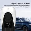 Tesla 7 кВт IEC62196-2 Тип 2 32А Электромобиль 3-фазный Для Skoda Enyaq Smart Car Быстрая автоматическая зарядная станция Подключение к разъему Управление через приложение на телефоне