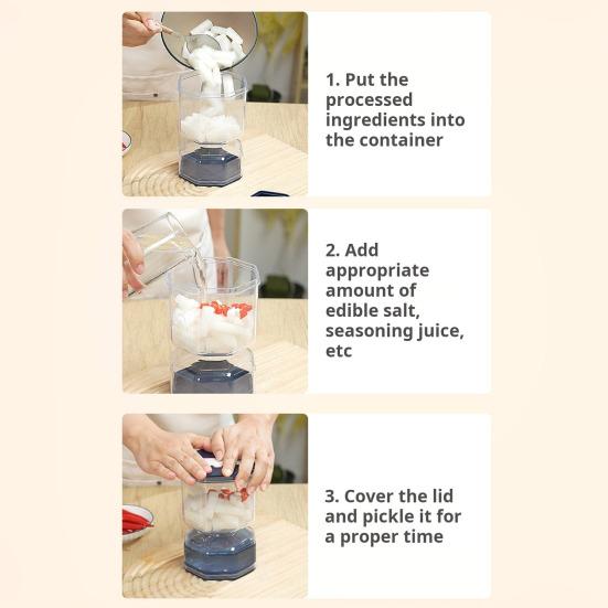 Банка для солений в виде песочных часов, разделитель сока для солений, пищевой, без содержания бисфенола А, герметичный органайзер для солений, сито для хранения солений