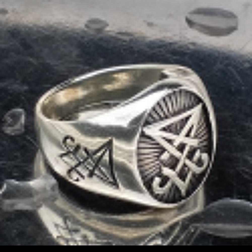 Satan Lucifer Demon Men's Domineering Hand Jewelry Ring