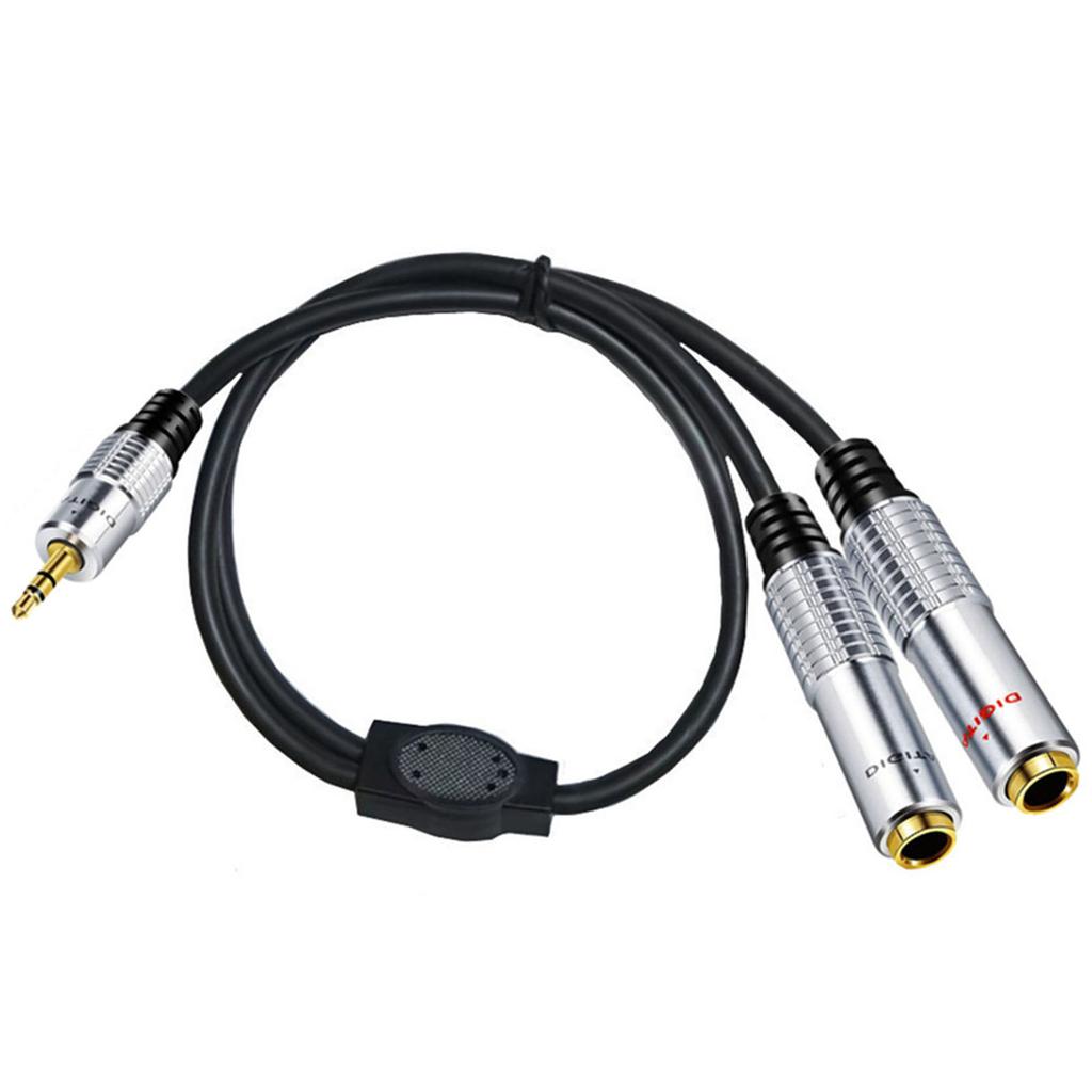 3.5mm to 6.35mm Microphone Cable 6.35mm Female to 3.5mm Male Mic Cable Balanced Shielded 6.35mm Cable for Mic Mixer
