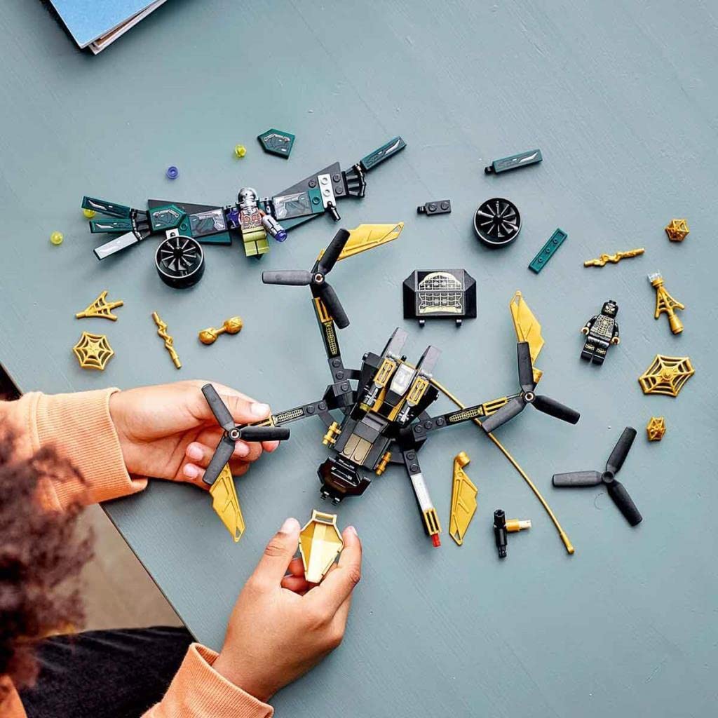 LEGO Super Heroes Drone Showdown 76195 Toy Block Present Superhero American Comic Boys Ages Spider-Man 7+