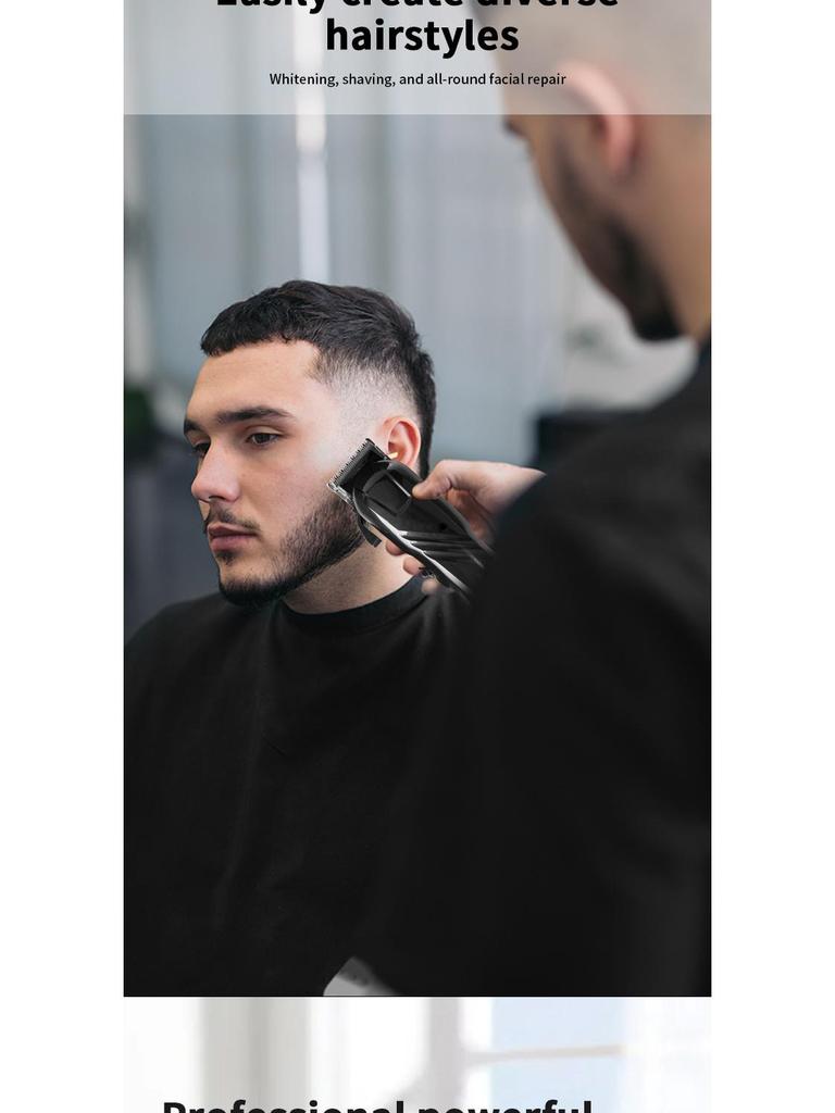 Профессиональная электрическая машинка для стрижки волос с мощным мотором — идеально подходит для парикмахерских