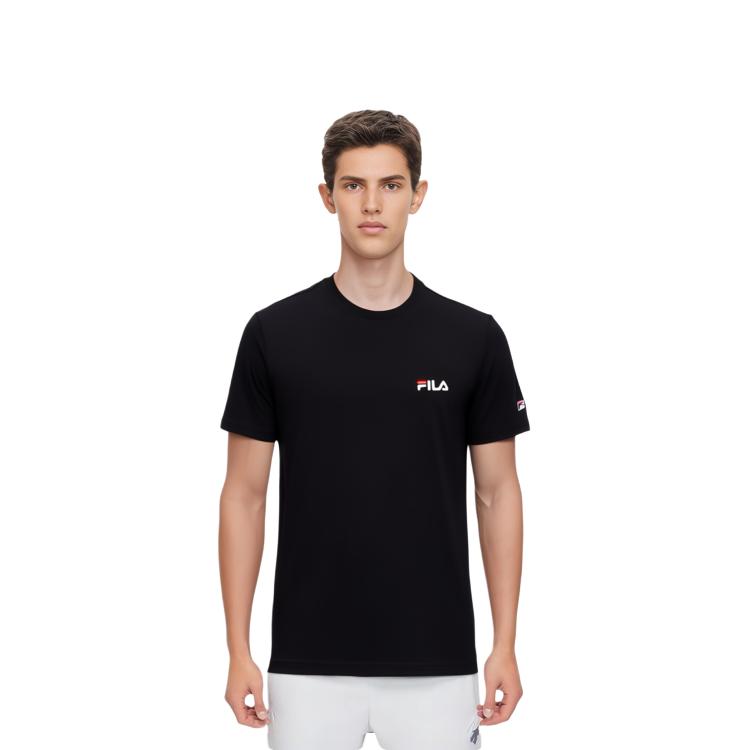 FILA Linear T Shirt Men's Black FS2RSE2111X-BLK