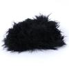 DIY 2M Feather Boa Strip Fluffy Feathers Black Turkey Feather Boas Shawl for Wedding Cosplay Clothing Accessory Decoration