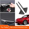 Для Tesla Model 3/Y/X/S Защитная крышка боковой камеры Отделка крыла из углеродного волокна Автомобильные аксессуары для модификации Tesla 2017-2025