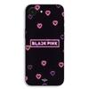 Coque De Téléphone - MANIACASE - iPhone 17e - Silicone TPU - Noir - Coeur Rose (Blackpink)