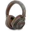 Guess Triangle Logo Bluetooth ENC Brown Over-Ear Headphones