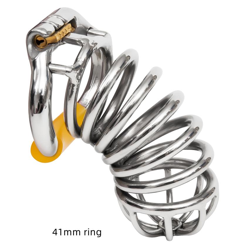 Эргономичное устройство верности для мужчин из нержавеющей стали, клетка для члена, замок для пениса, кольцо для члена, пояс верности, S062