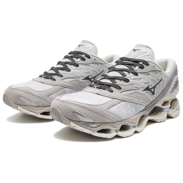 Mizuno Wave Prophecy LS Minetic Pack - кроссовки унисекс Nimbus Cloud серые Magnet Silver-Cloud D1GA245401