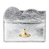 Vivienne Westwood Кошелек-кардхолдер с сердцем 54030008W L00A7 Q401, Серебристый, [Б/у]